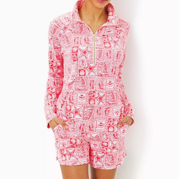 Lilly Pulitzer Tops - Lilly Pulitzer UPF 50+ Skipper Popover NWT